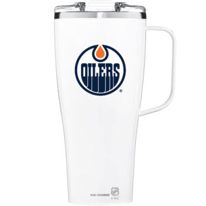 BruMate Edmonton Oilers 32oz. Primary Toddy Tumbler