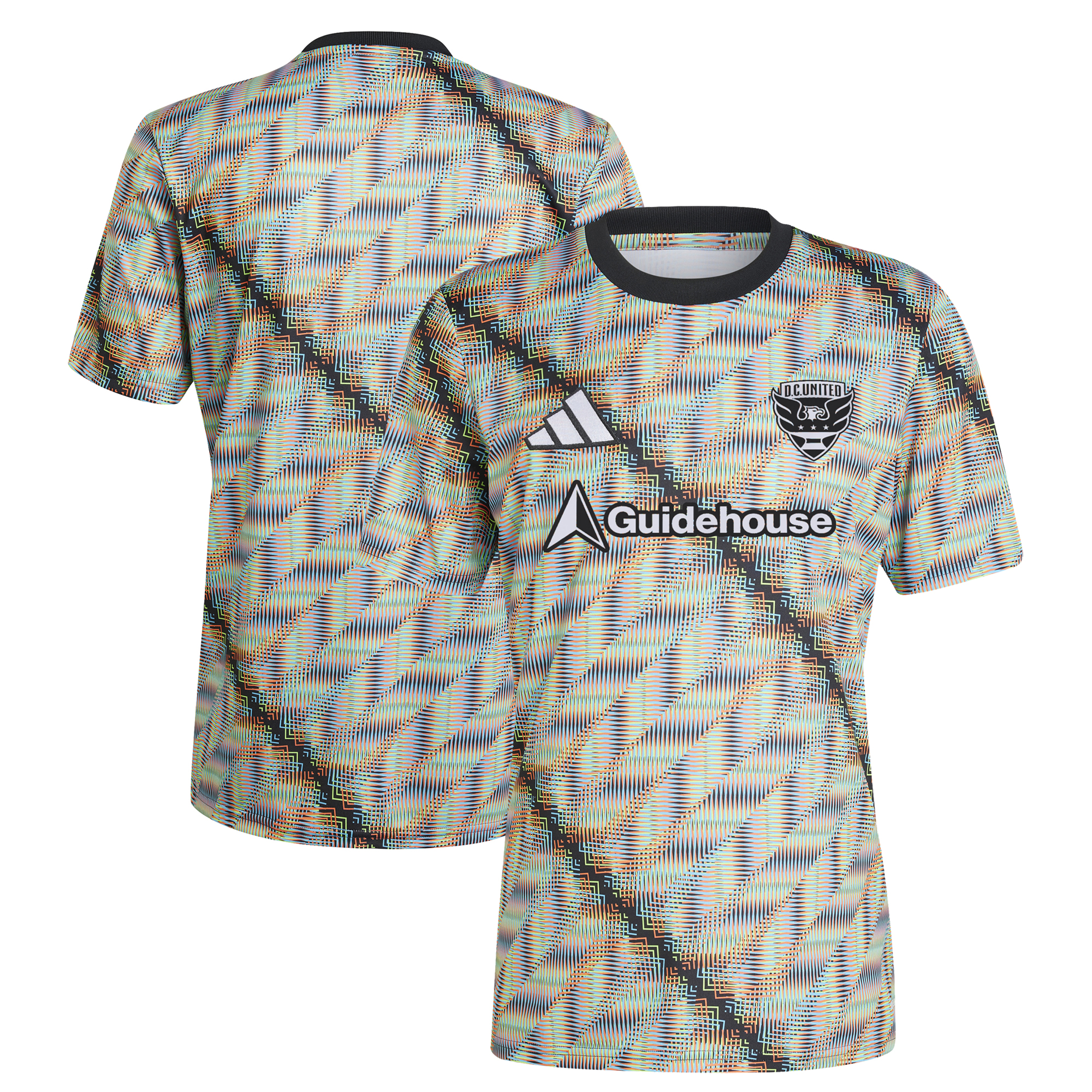 Men's adidas Black D.C. United 2024 Hispanic Heritage Pre-Match Top