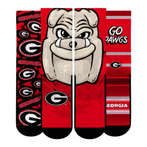 Unisex Rock Em Socks  Georgia Bulldogs Fan Favorite Three-Pack Crew Sock Set