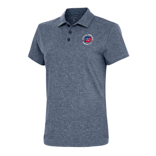 Women's 2024 U.S. Senior Open Antigua Heather Navy Motivated Polo