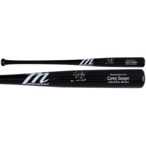 Corey Seager Texas Rangers Autographed 2023 MLB World Series Champions Marucci Game Model Bat with "2X WS MVP" Inscription