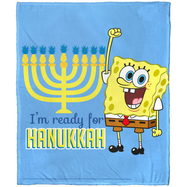 The Northwest Group SpongeBob SquarePants 50" x 60" Holiday Silk Touch Throw Blanket