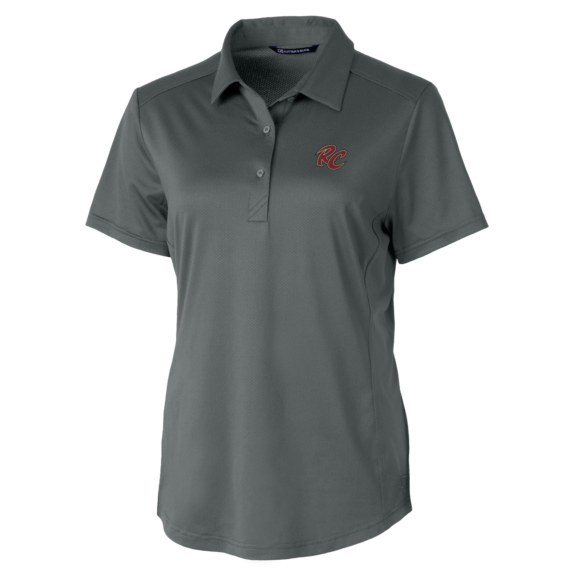 Women's Cutter & Buck Gray Sacramento River Cats Prospect Textured Stretch Polo - Image 6