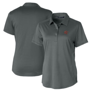 Women's  Cutter & Buck  Gray Sacramento River Cats Prospect Textured Stretch Polo