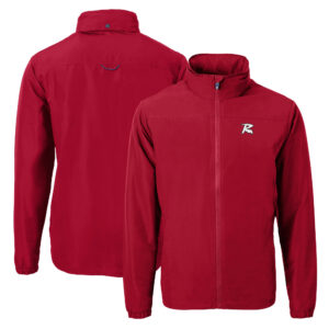 Men's Cutter & Buck Cardinal Richmond Flying Squirrels Charter Eco Recycled Full-Zip Jacket