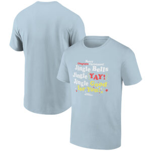 Men's Ripple Junction Light Blue Parks and Recreation Christmas Carol Holiday Graphic T-Shirt
