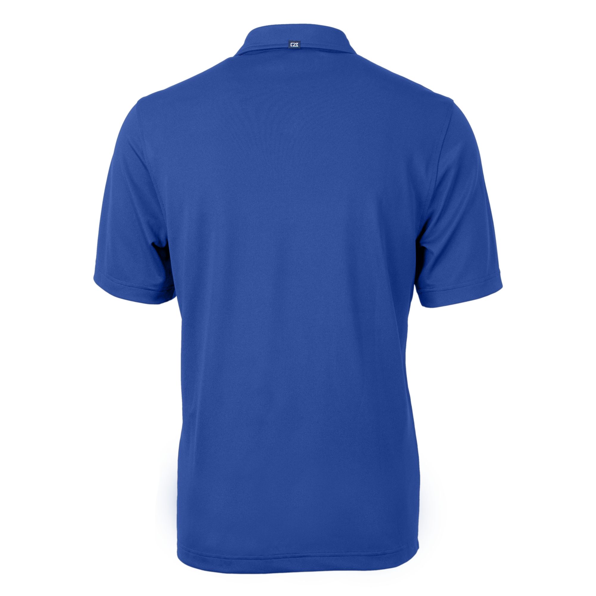 Men's Cutter & Buck Blue Tulsa Drillers Big & Tall Virtue Eco Pique Recycled Polo - Image 7