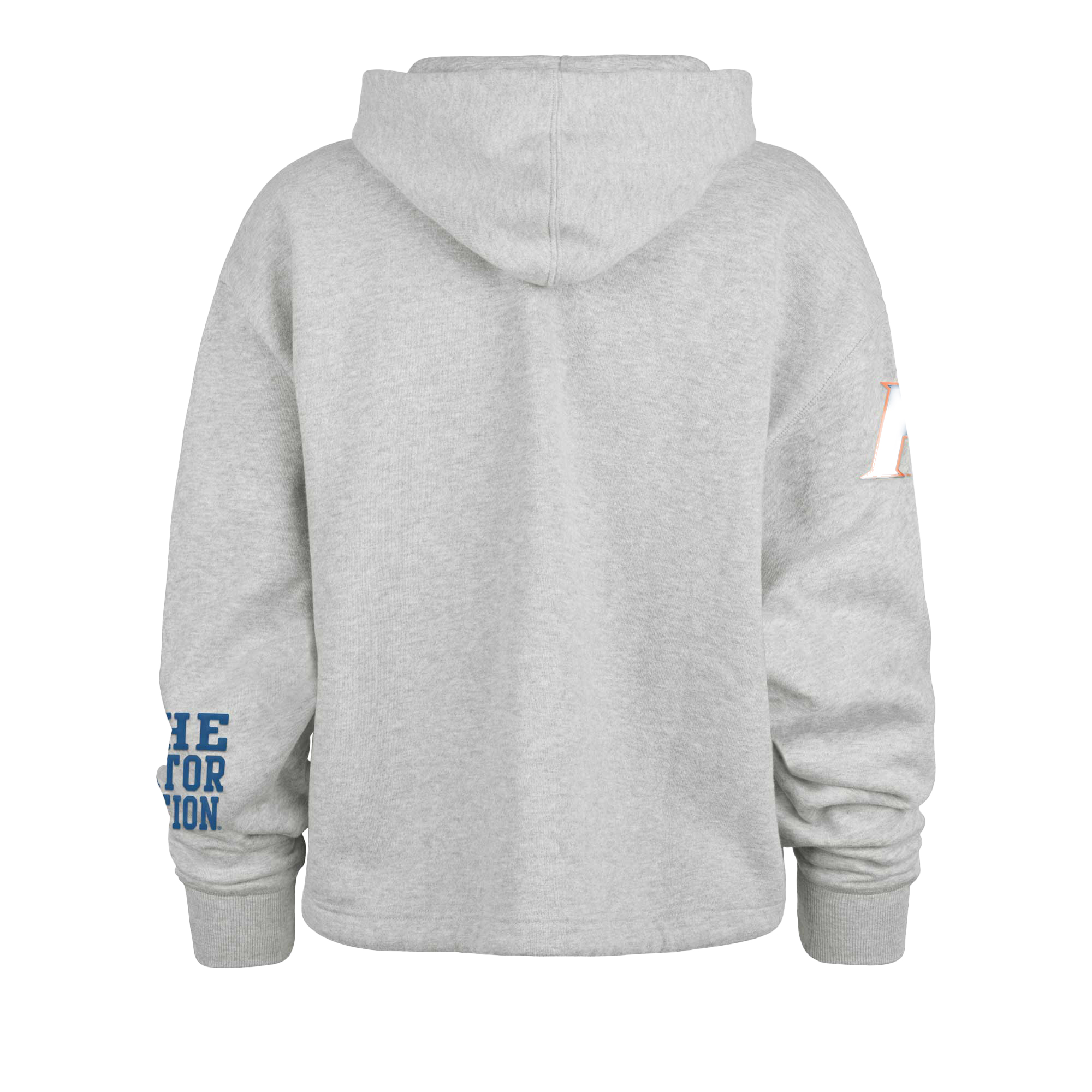 Women's Starter Blue/Orange New York Knicks Fan Girl Satin Raglan Full-Zip Jacket - Image 4