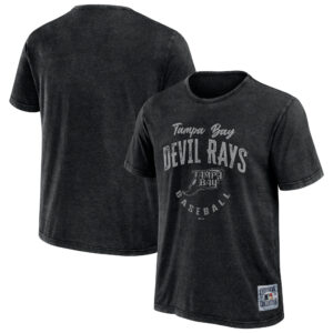 Men's Darius Rucker Collection by Fanatics Black Tampa Bay Rays Cooperstown Collection Washed T-Shirt