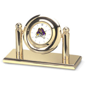 Gold ECU Pirates Arcade Desk Clock