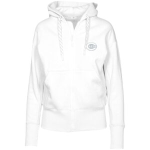 Women's Levelwear  White Cincinnati Reds  Gardinia Core Full-Zip Hoodie