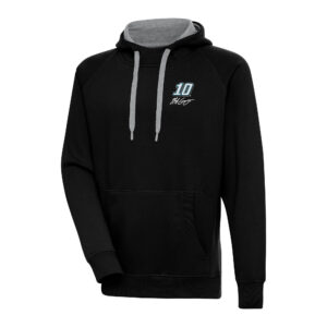 Men's Antigua Black Noah Gragson Victory Pullover Hoodie