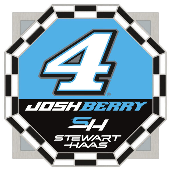 WinCraft Josh Berry Checkered Octagon Collector Pin