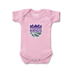 Newborn & Infant Chad & Jake Pink Sacramento Kings Primary Logo Bodysuit