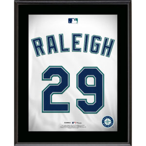 Cal Raleigh Seattle Mariners 10.5" x 13" Jersey Number Sublimated Player Plaque