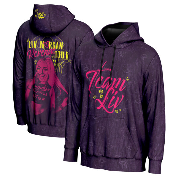 Youth ProSphere Purple Liv Morgan Revenge Pullover Hoodie - Image 5