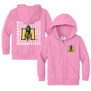 Toddler Chad & Jake Pink Murray State Racers Retro Full-Zip Hoodie Sweatshirt