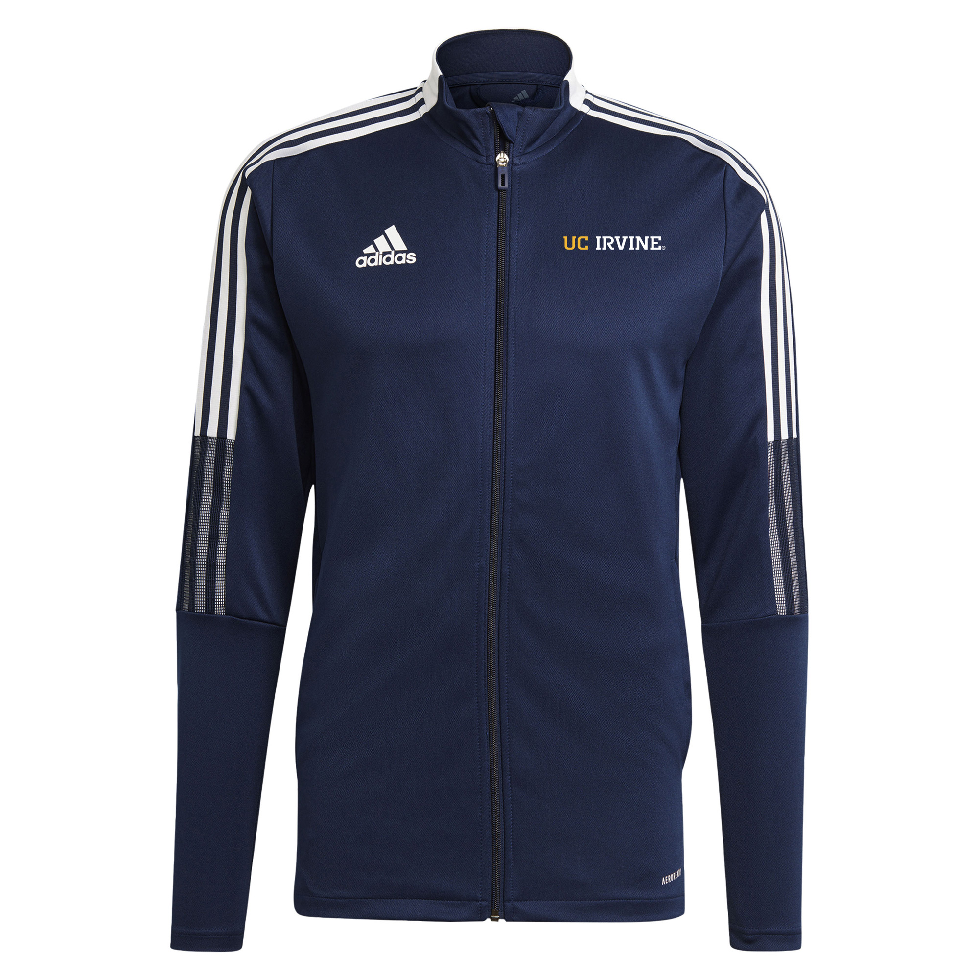Men's adidas Navy UC Irvine Anteaters Tiro 21 AEROREADY Full-Zip Track Jacket - Image 3