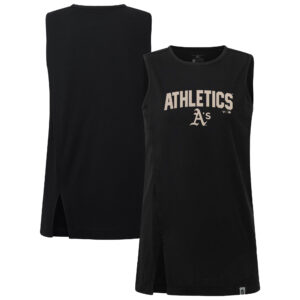 Women's Levelwear Black Athletics Influx Team Arch Tank Top