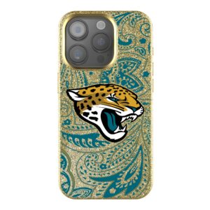 Keyscaper Jacksonville Jaguars Paisley Bling iPhone Case