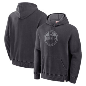 Men's Fanatics Black Edmonton Oilers Made in Canada Pullover Hoodie