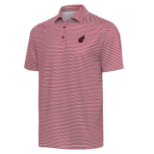 Men's Antigua  Red Miami Heat Skills Polo