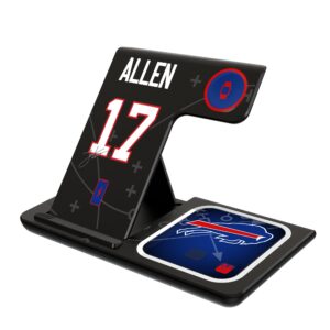 Keyscaper Josh Allen Buffalo Bills Ready 3-in-1 Charging Station