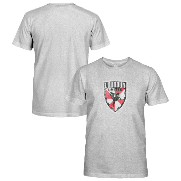 Youth 1863FC Heather Gray Loudoun United FC Short Sleeve T-Shirt
