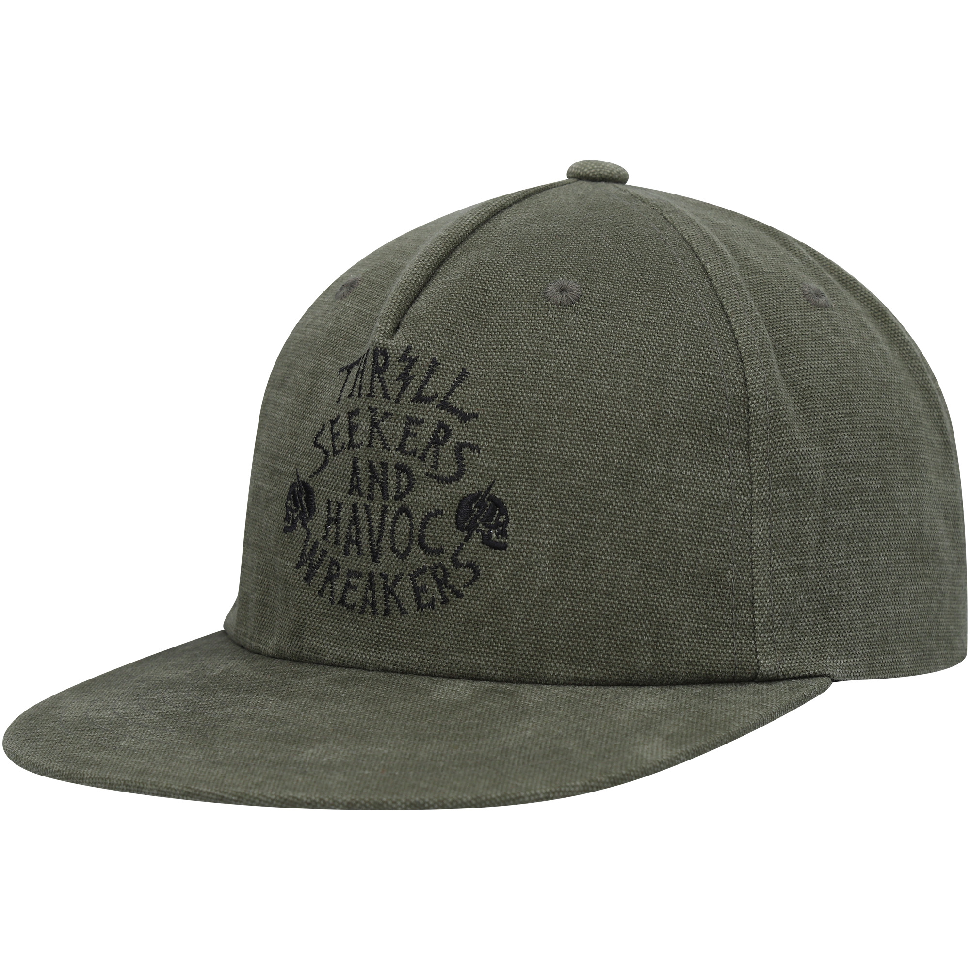 Men's Fox Olive No Contest Snapback Hat - Image 7