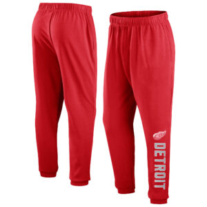 Men's Fanatics Red Detroit Red Wings Chop Block Fleece Sweatpants