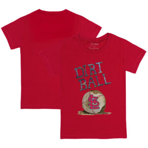 Infant Tiny Turnip Red St. Louis Cardinals Dirt Ball T-Shirt