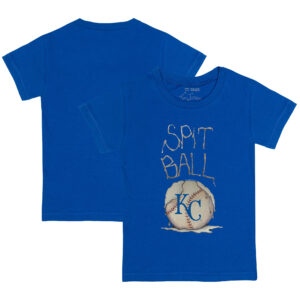 Youth Tiny Turnip Royal Kansas City Royals Spit Ball T-Shirt