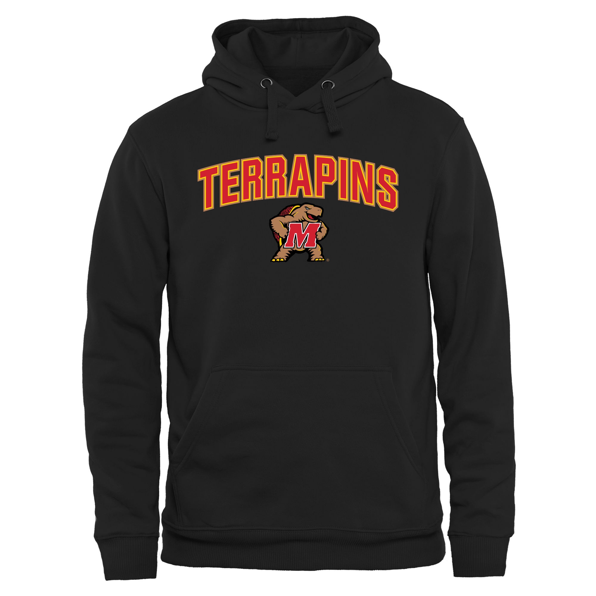 Gold Maryland Terrapins Proud Mascot Pullover Hoodie - Image 4