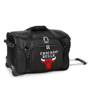 MOJO Black Chicago Bulls 22" 2-Wheeled Duffel Bag