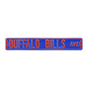 Royal Buffalo Bills Country 6" x 36" Steel Street Sign