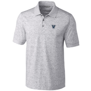 Men's Cutter & Buck Gray Villanova Wildcats Big & Tall Advantage Space Dye Polo