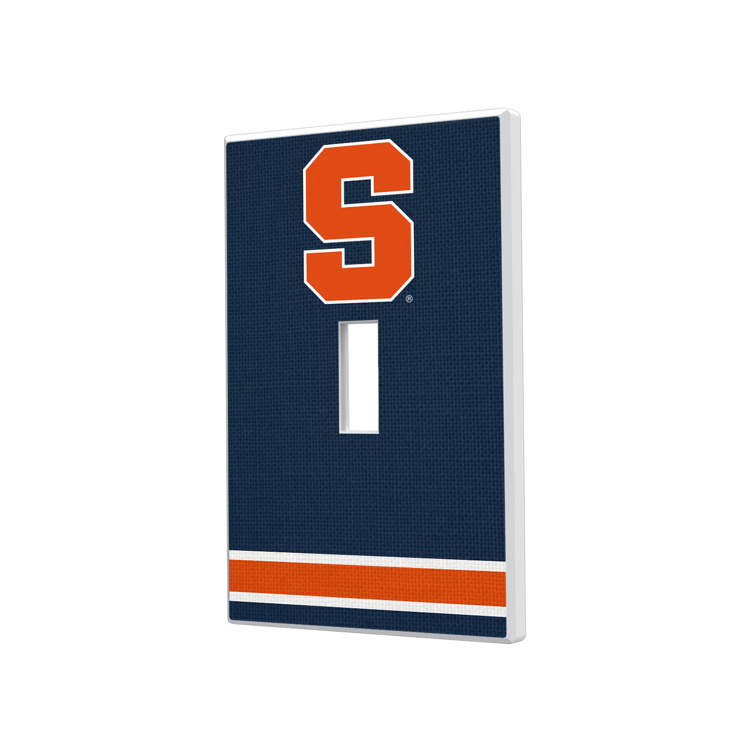 Syracuse Orange Stripe Design Single Toggle Light Switch Plate - Image 3
