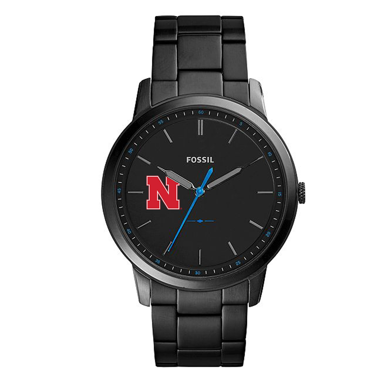 Men's Fossil Nebraska Huskers The Minimalist Slim Stainless Steel Watch
