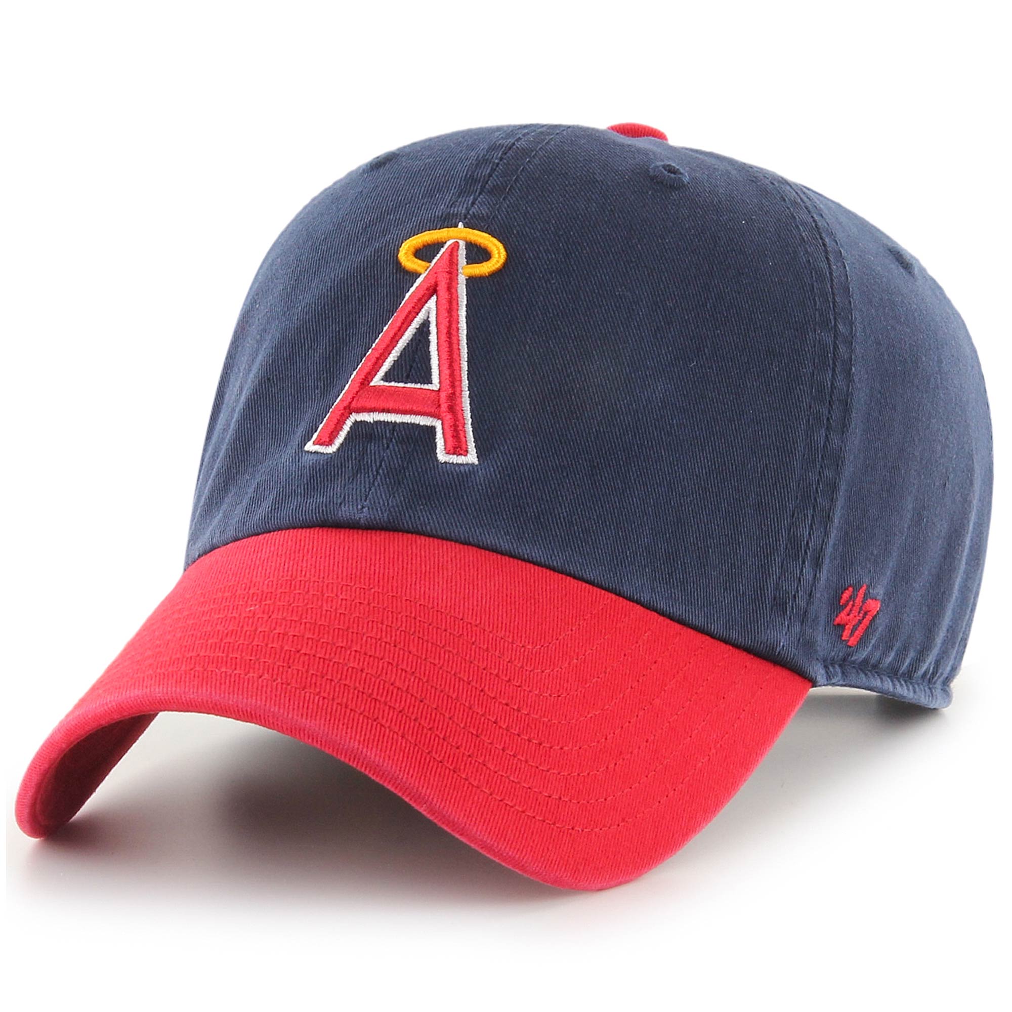 Men's '47 Navy California Angels 1997 Halo Logo Cooperstown Collection Clean Up Adjustable Hat - Image 4