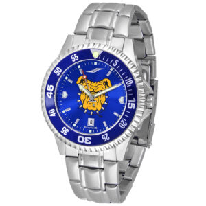 Navy North Carolina A&T Aggies Competitor Steel AnoChrome Color Bezel Watch