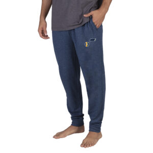 Men's Concepts Sport Navy Utah Jazz Mainstream Cuffed Terry Pants