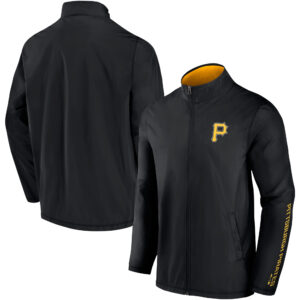 Men's Fanatics Black Pittsburgh Pirates Major Play Full-Zip Jacket