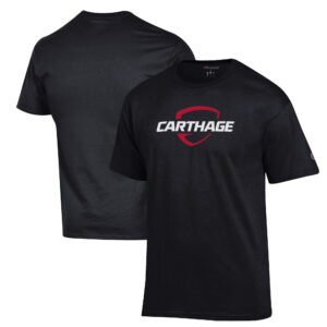 Men's Champion Black Carthage Firebirds Primary Jersey T-Shirt