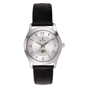 Women's Silver Kent State Golden Flashes Leather Watch