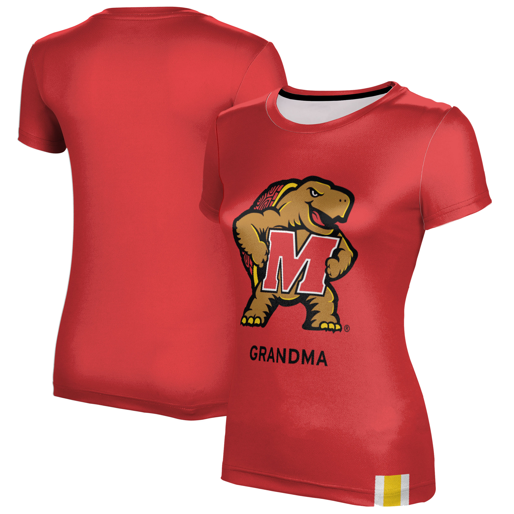 Women's Red Maryland Terrapins Grandma T-Shirt - Image 2