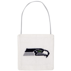 White Seattle Seahawks Team Pride Cross Stitch Craft Kit