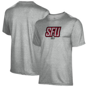 Men's Gray Saint Francis Red Flash Golf Name Drop T-Shirt