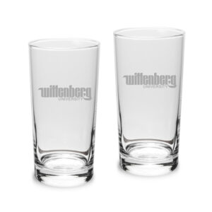 Wittenberg University Tigers 10oz. 2-Piece Highball Glass Set