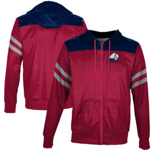 Men's Red Dixie State Trailblazers Full-Zip Hoodie