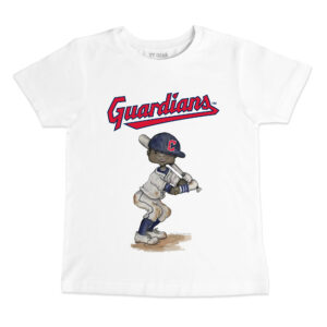Youth Tiny Turnip White Cleveland Guardians James T-Shirt